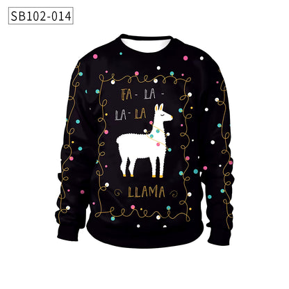 2025 Ugly Christmas Fake Sweater Gift, Christmas Elf Funny Pullover, Party Birthday Snowman, Christmas Sweatshirt