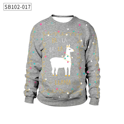 2025 Ugly Christmas Fake Sweater Gift, Christmas Elf Funny Pullover, Party Birthday Snowman, Christmas Sweatshirt